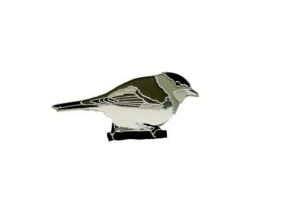 Odznáček - pěnice černohlavá