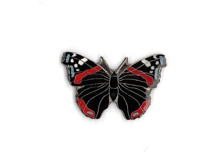 Odznáček - babočka admirál