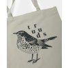 Plátěná taška Turdus šedá