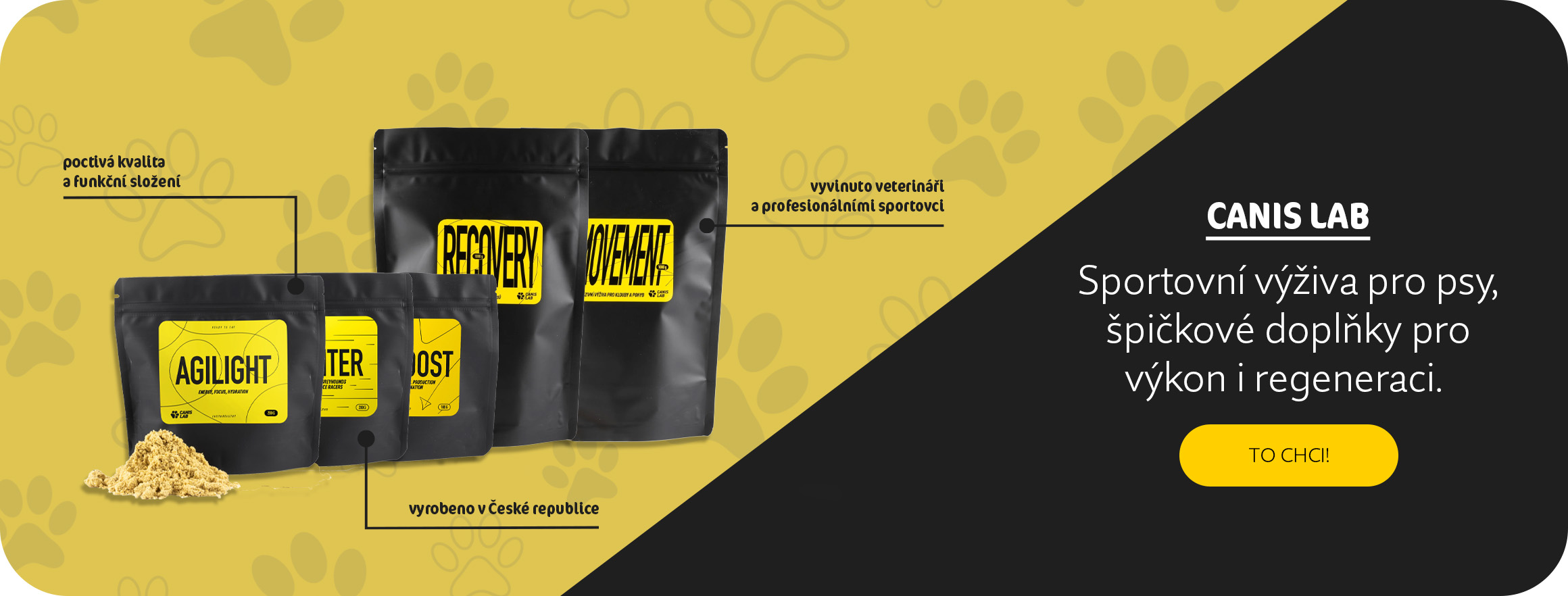 Canis Lab - prémiové doplňky pro sportující psy na Dogfitness.cz