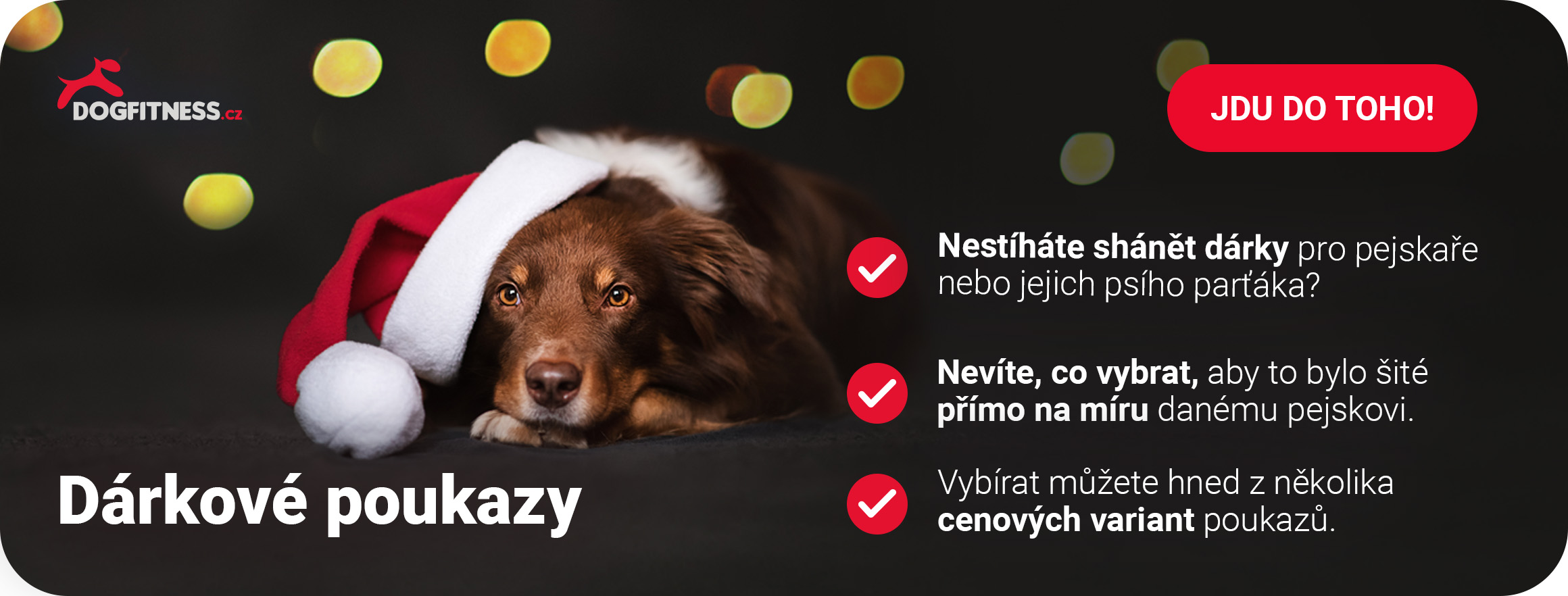 Dárkové poukazy pro pejskaře