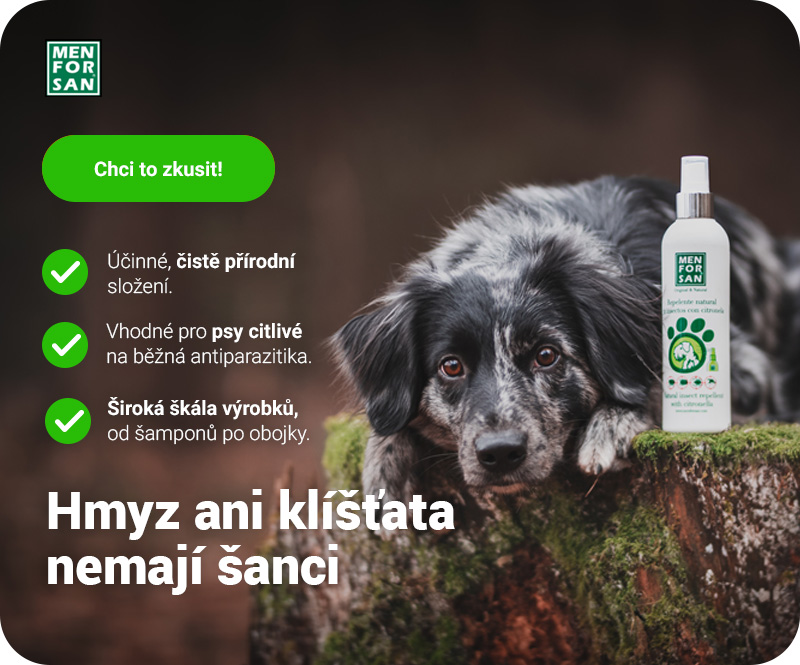 Menforsan - Přírodní antiparazitika pro psy