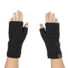 1311 Ash Knitted Wrist Gaiters DARK GREY WEB 01