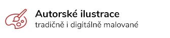 Autorské ilustrace tradičně i digitálně malované