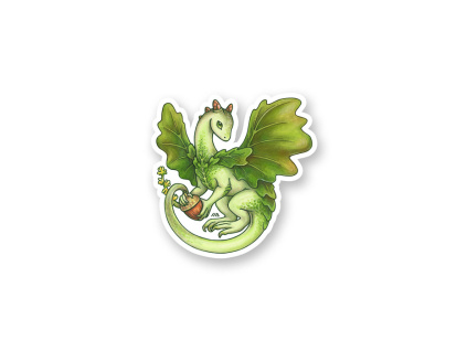Mala nalepka Oak Dragon
