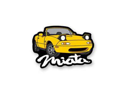 Nalepka MX 5 NA Sunburst Yellow