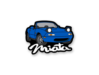 Nalepka MX 5 NA Laguna Blue