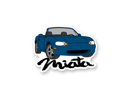 Nalepka MX 5 NB Sapphire blue