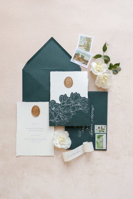 elegantni svatebni oznameni sada