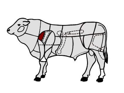 BÝK PARTIE kulatá plec