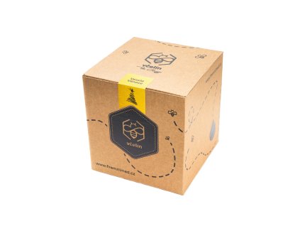 Dárkový med v krabičce s logem / přáním