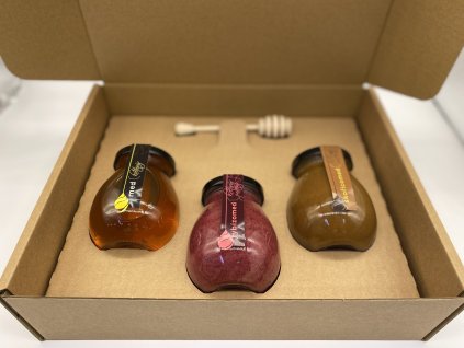 Medový box selekce 3 medů 950 g