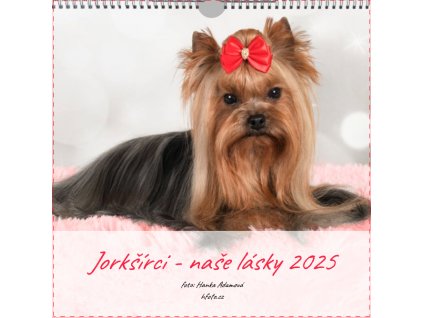 Jorkšírci - naše lásky 2025 - nástěnný kalendář