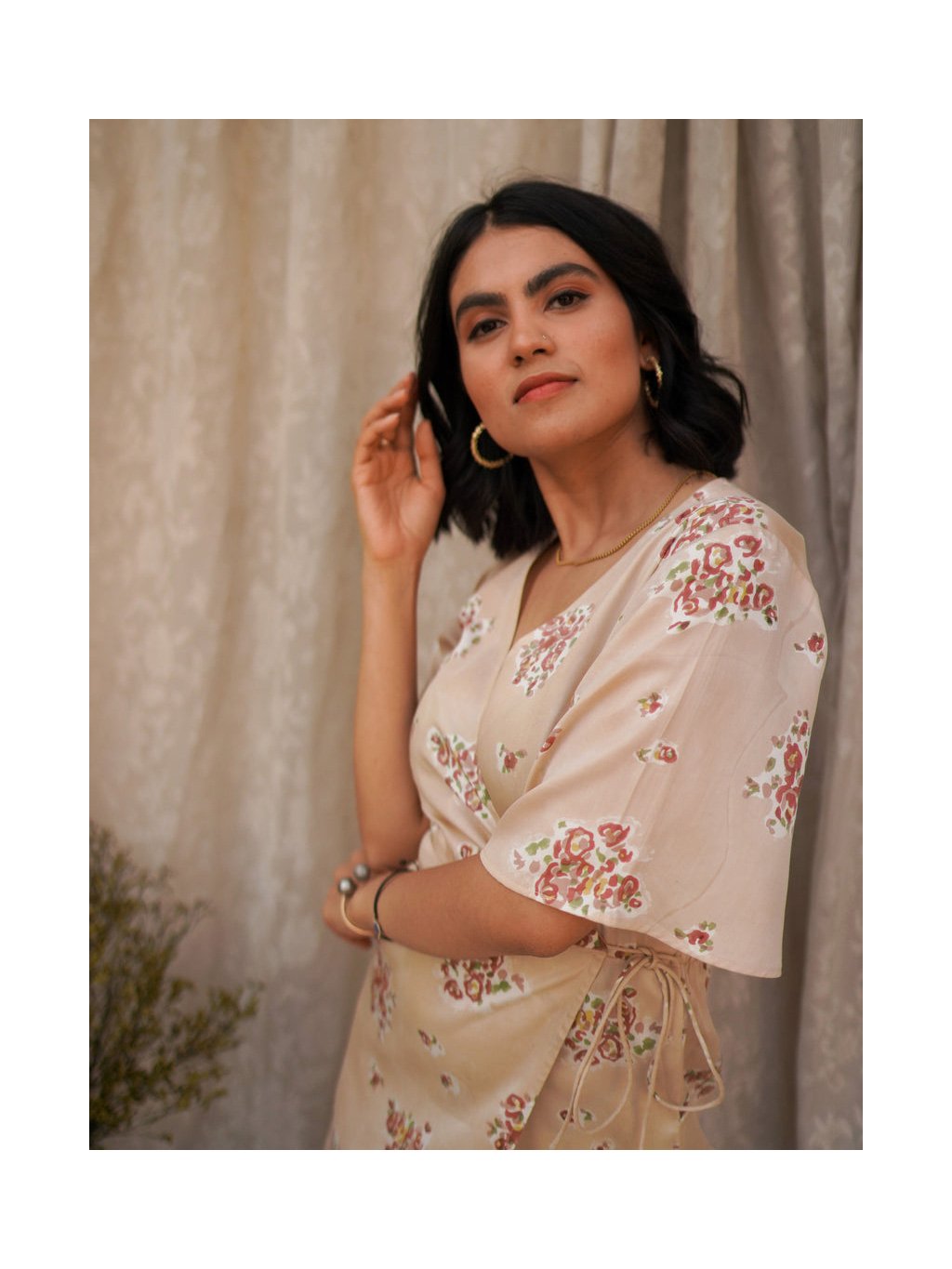 Chloe Wrap Dress Vintage Floral (2)