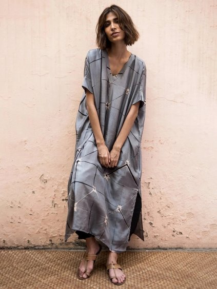 Silk Box Kaftan crystalline2