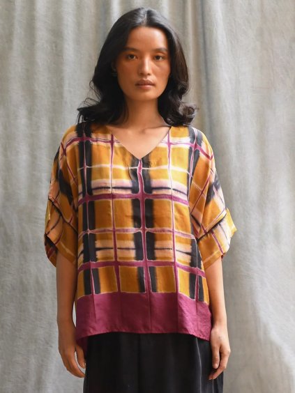 Silk Box Top magma