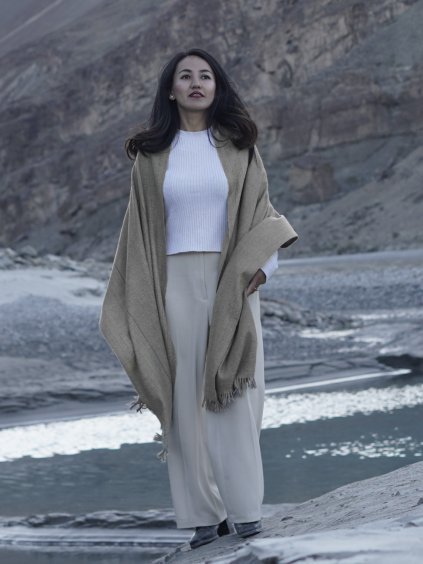 Stole - košíkové tkaní