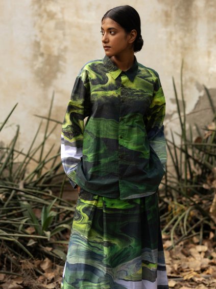 Souprava Judy - Upcyklovaná balvna - tištěné