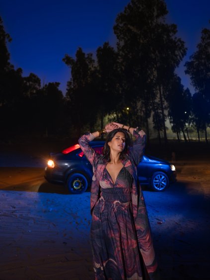 Kabát amelia - Upcyklovaná balvna - tištěné