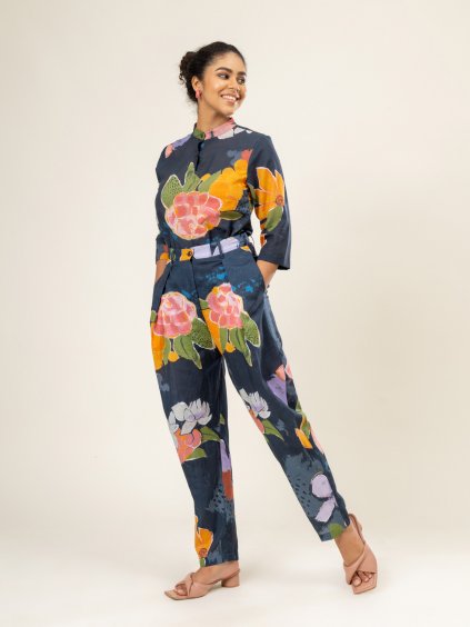 Souprava Fannie - Upcyklovaná bavlna a len - tištěné