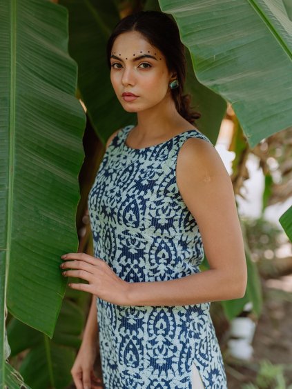 994358cd af81 4e3b aa77 0178eae8c5451696402031573 anayna Women Navy Blue White Printed Straight Kurta 8416964 11