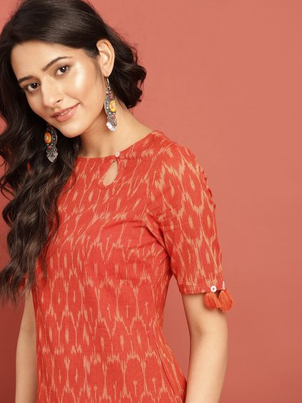 4abd1243 20ef 4c5b 8038 8a3f100e132d1614849641467 Taavi Women Orange Woven Design I (1)