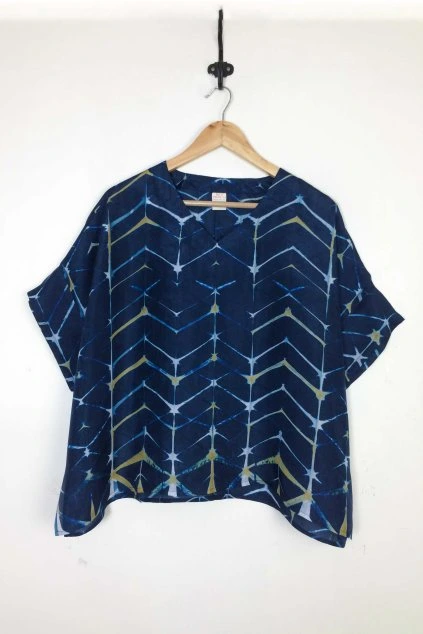 Itajime hedvábný box top | 22 variant