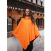 Pončo oranžová