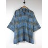 BF cot 2 light indigo & tea dye madras check