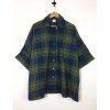 BF cot 3 blue & green madras check