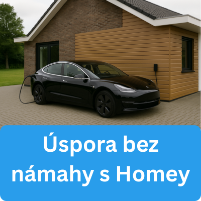 Efektívne nabíjanie elektromobilu pomocou Amina a Homey