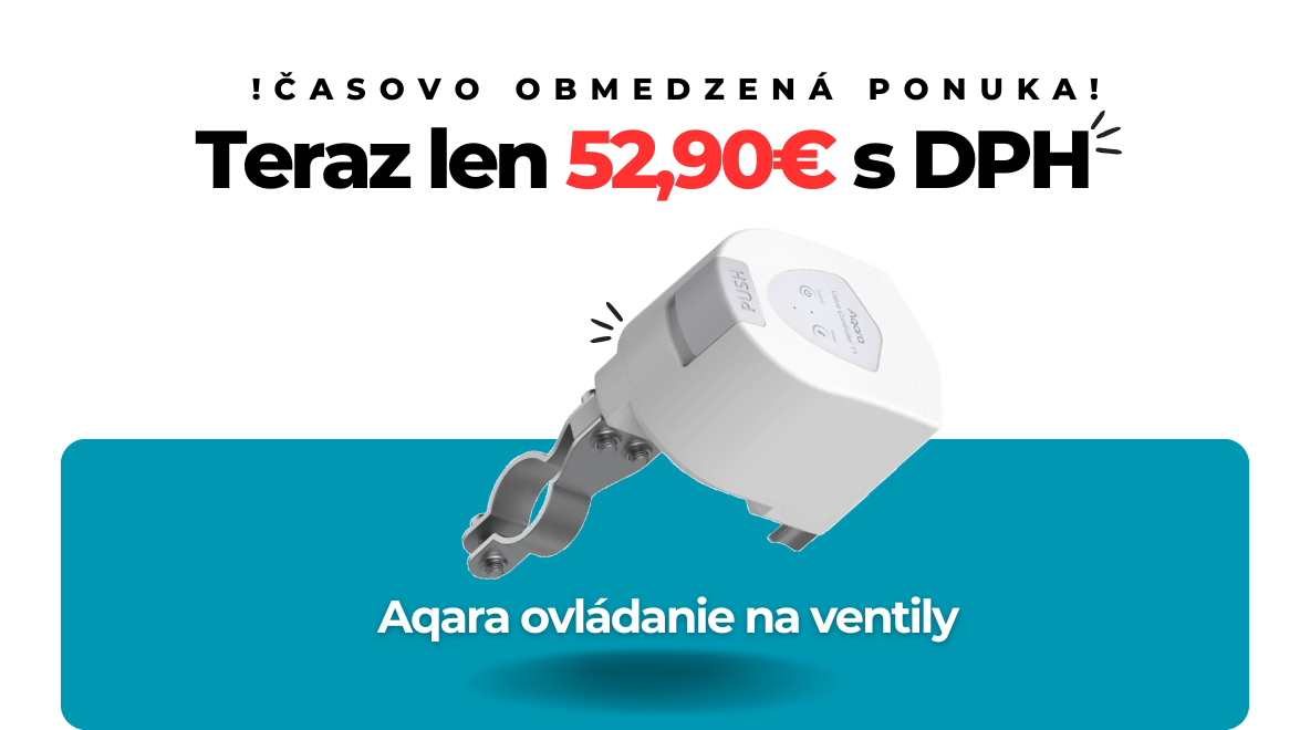 Aqara ovládanie na ventily