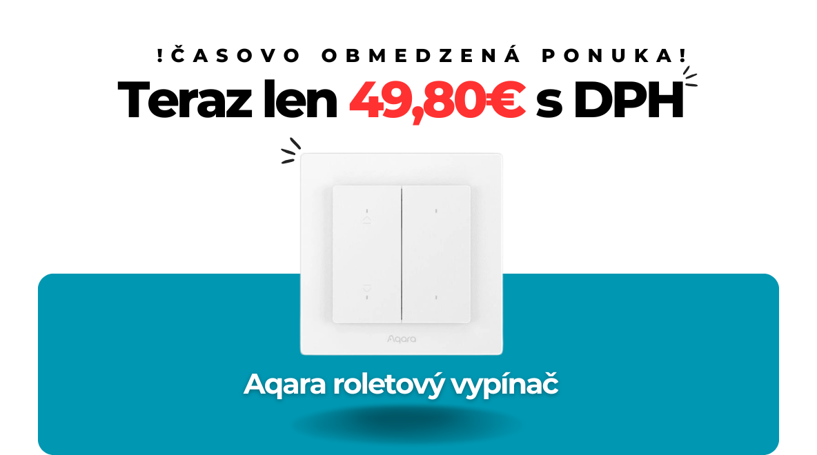 Aqara roletový vypínač