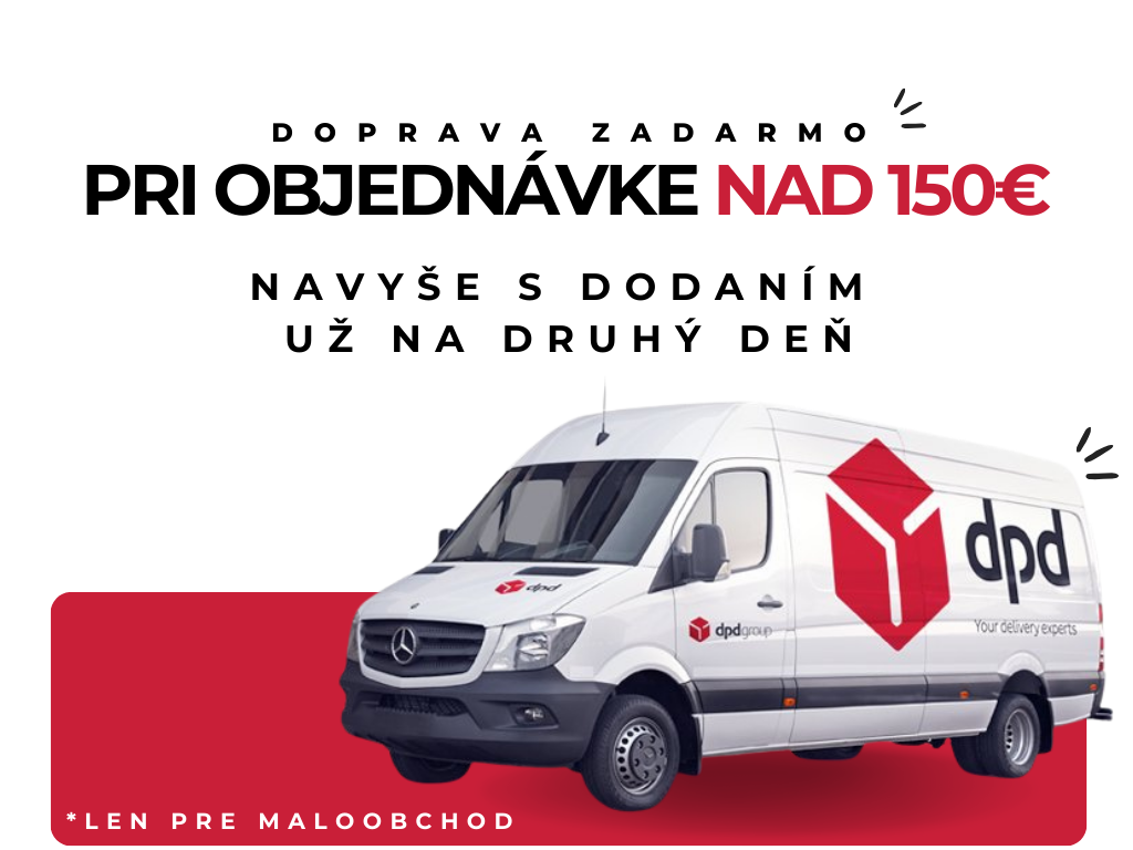 Doprava zdarma nad 150€