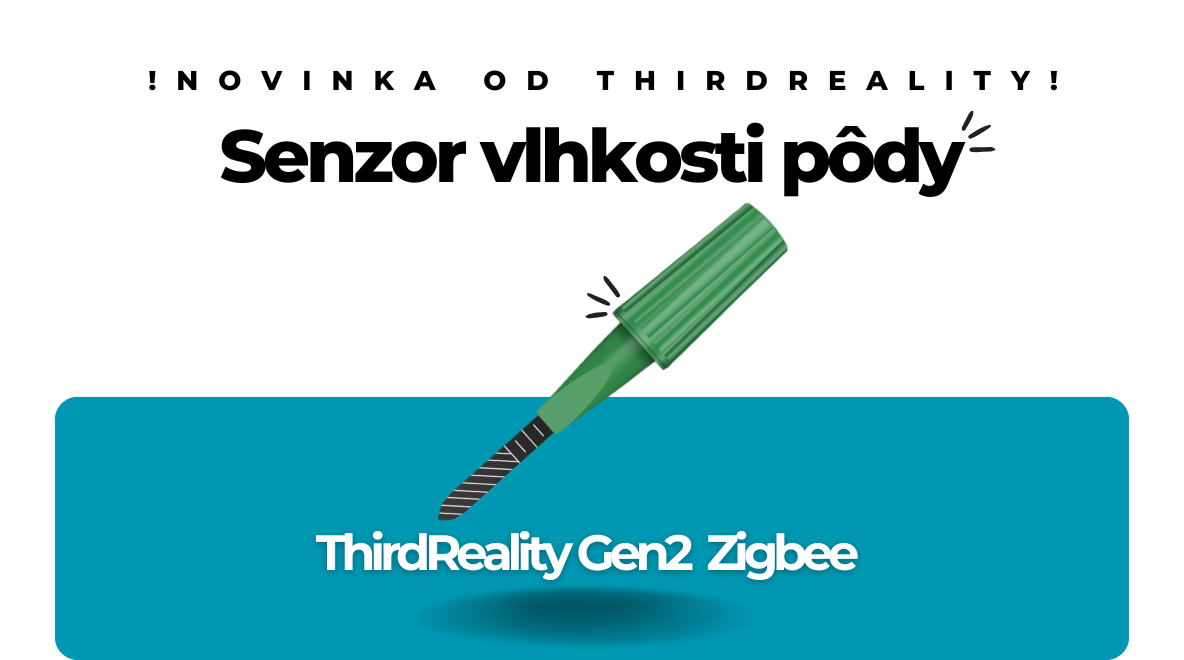 Novinka Senzor vlhkosti pôdy