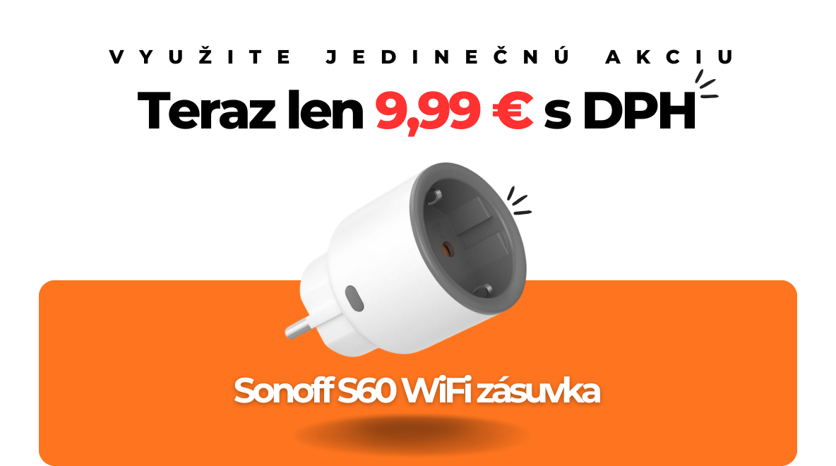 Sonof S60 WiFi zásuvka