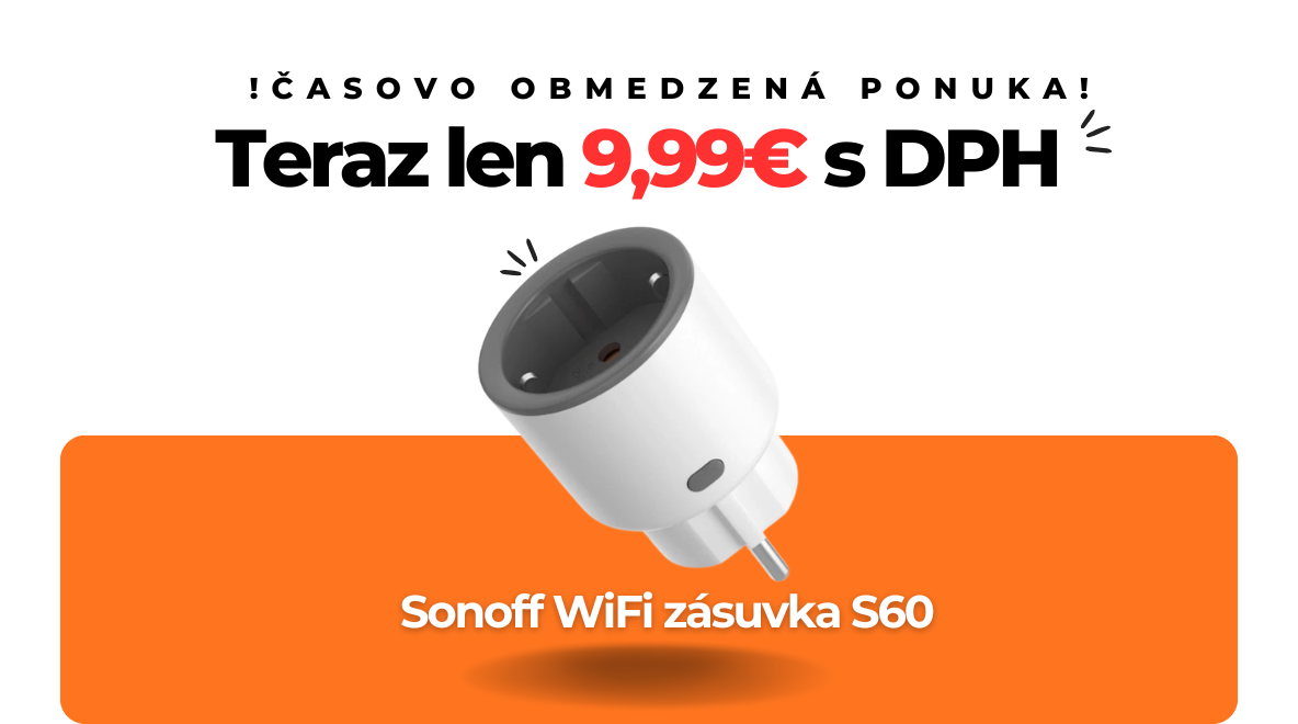 WiFi zásuvka Sonoff S60 (S60TPF)