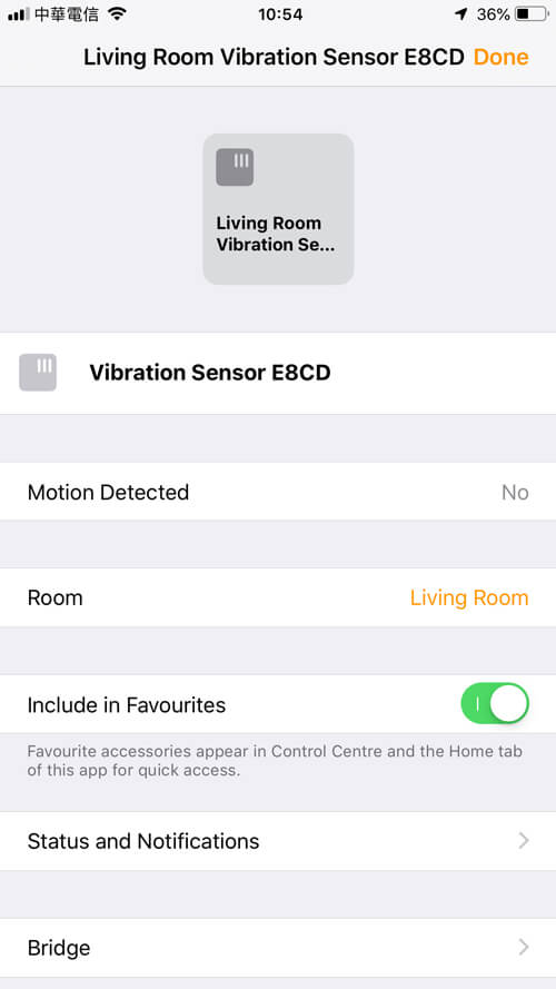 Aqara Zigbee senzor vibrácií
