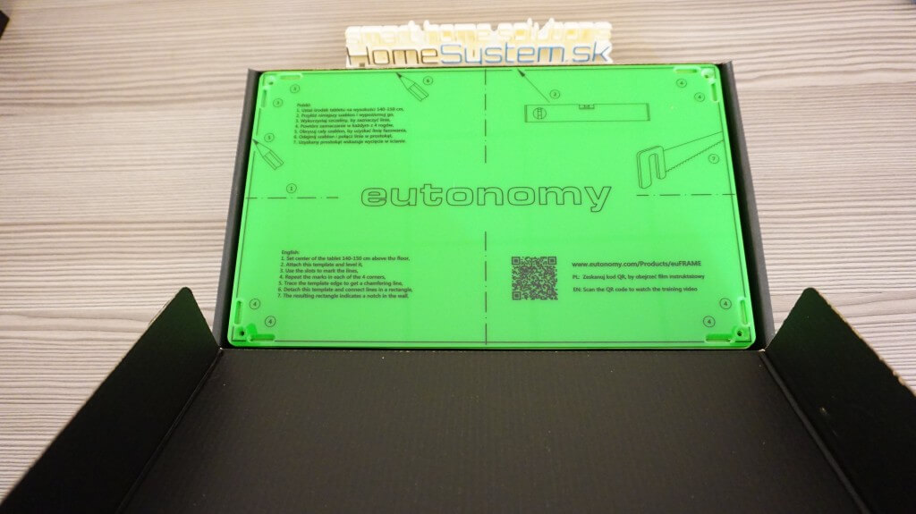 Eutonomy rámik na ipad inštalácia