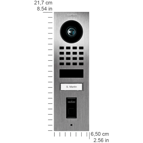 Videovrátnik DoorBird D1101FV (Inštalácia: Na povrch)