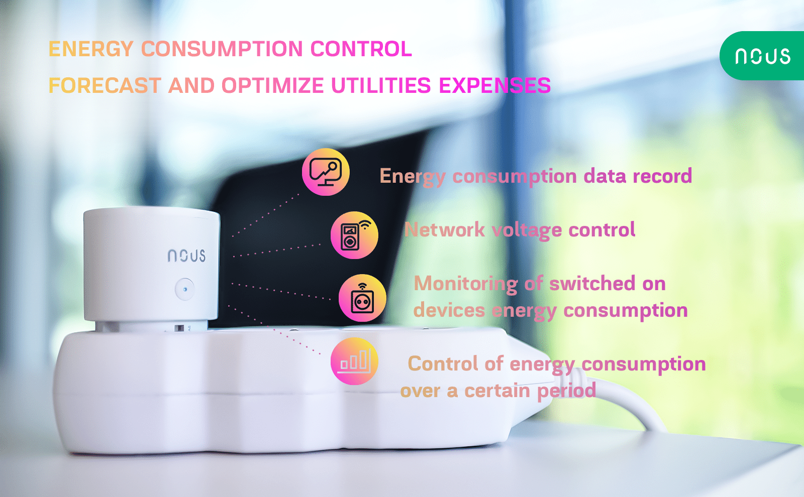 smart WiFi zasuvka NOUS A8