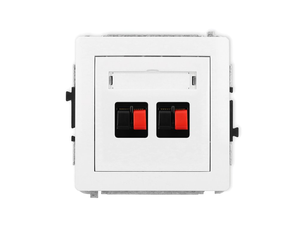 Dvojitá reproduktorová zásuvka (2mm)