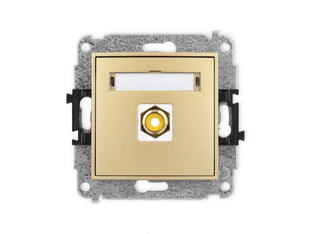RCA single socket (cinch type-yellow