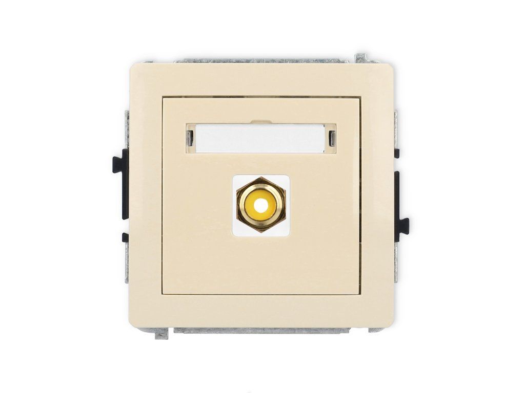 RCA single socket (cinch type-yellow