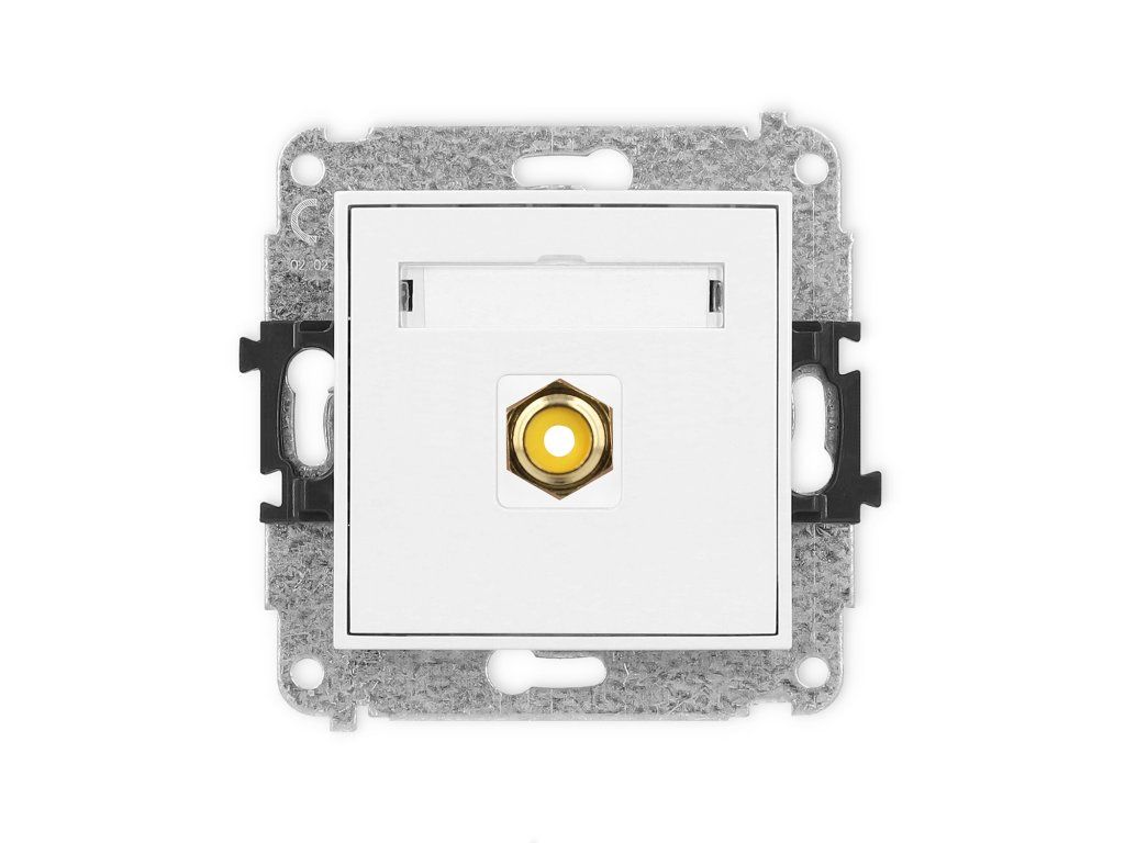 RCA single socket (cinch type-yellow