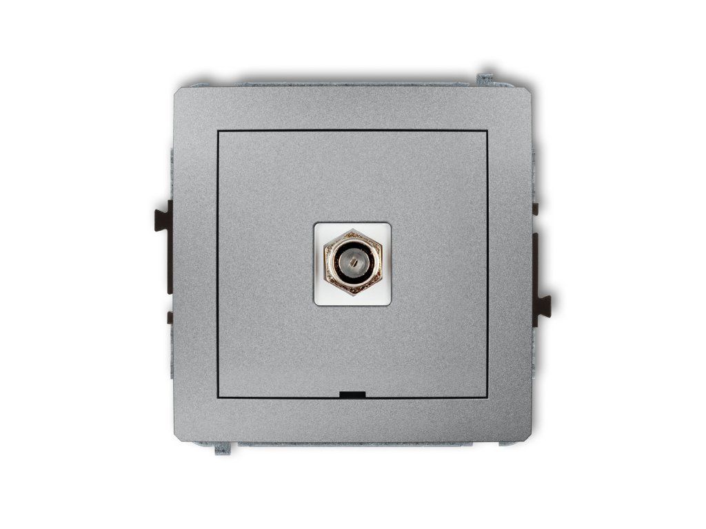 Single antenna F type socket (SAT) mechanism