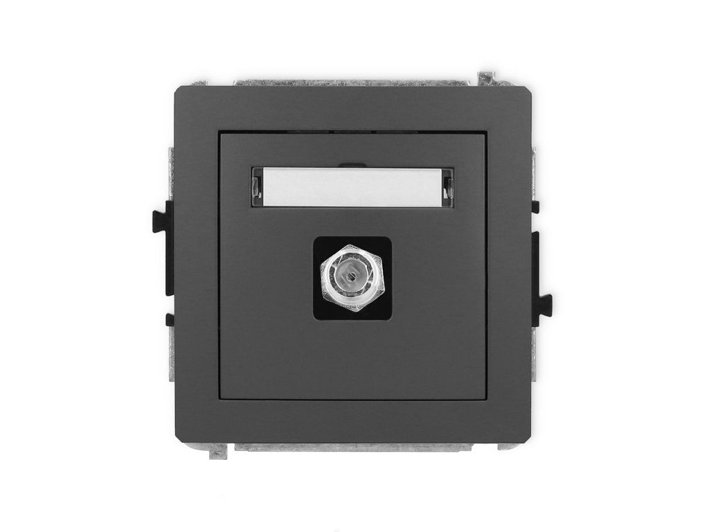 Single antenna F type socket (SAT) mechanism