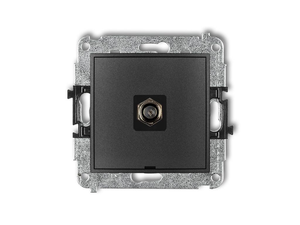 Single antenna F type socket (SAT) mechanism