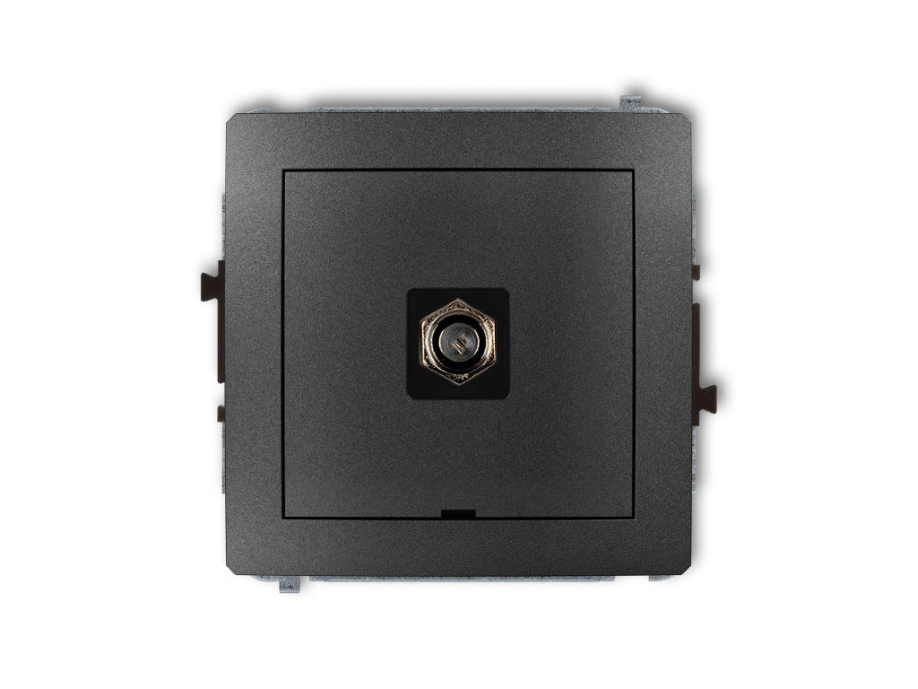 Single antenna F type socket (SAT) mechanism