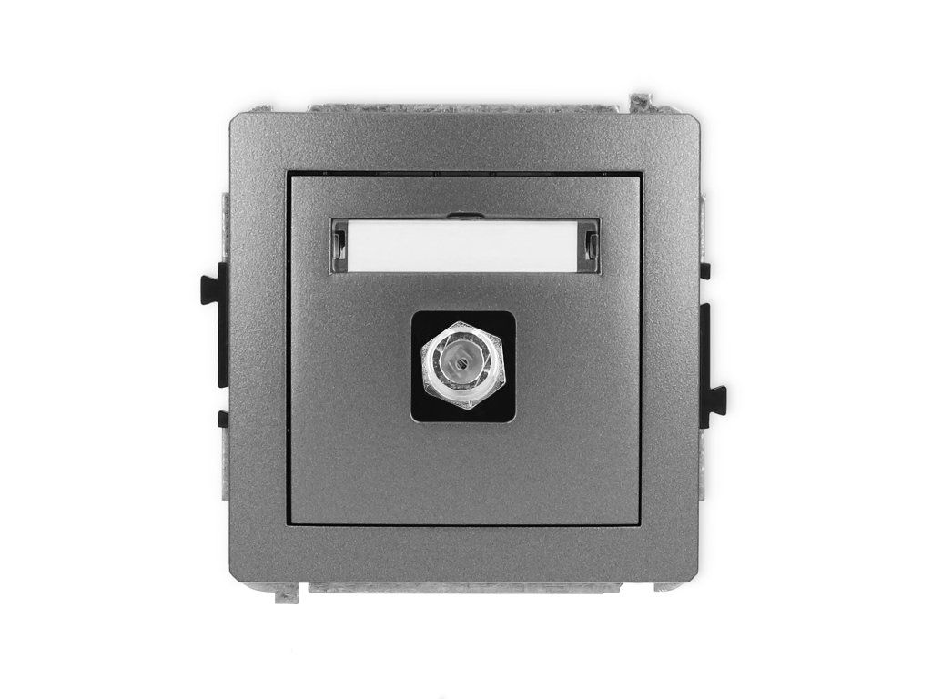 Single antenna F type socket (SAT) mechanism